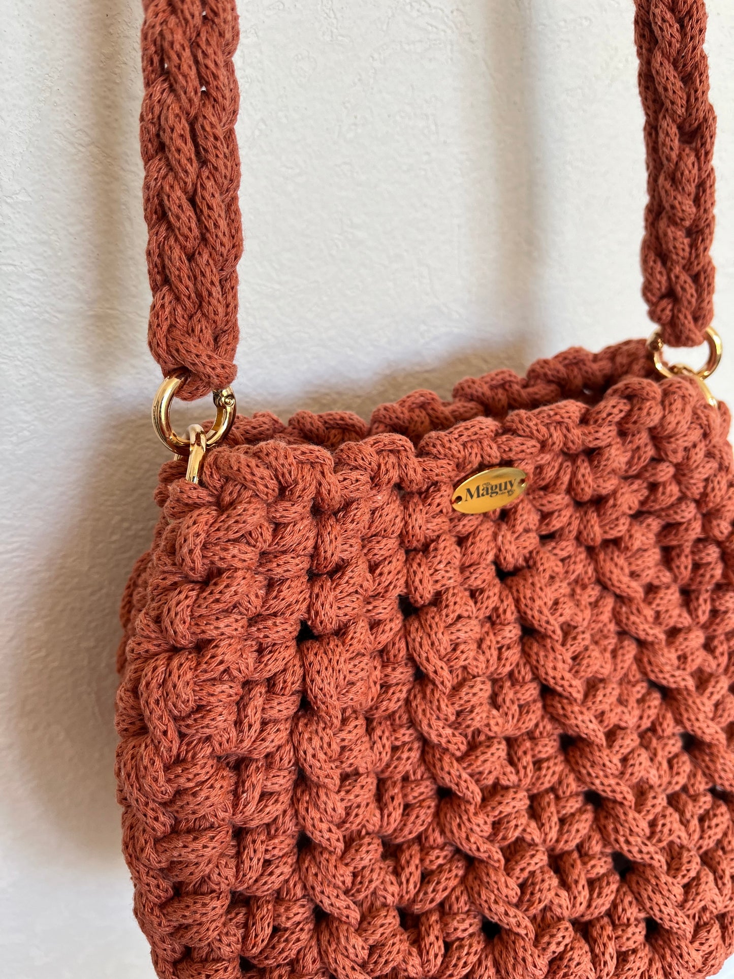 Modèle Fuchsia corde - coloris terracotta