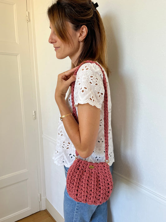 Modèle Fuchsia corde - coloris vieux rose